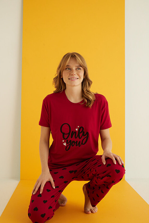 طقم بيجامة من الخيزران - 1