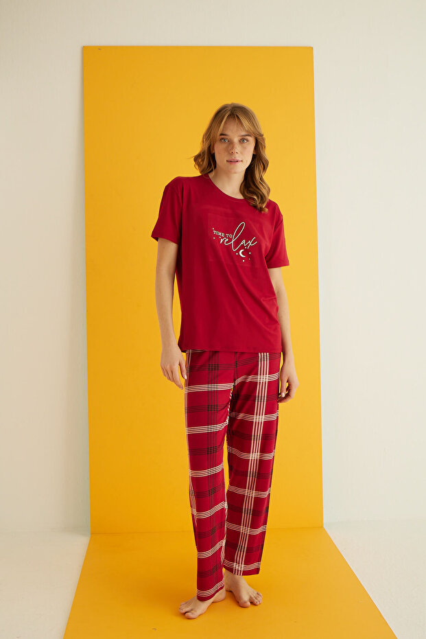 طقم بيجامة من الخيزران - 2