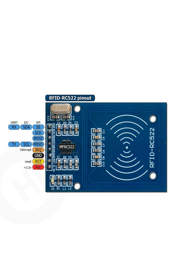 RC522 RFID NFC Modülü, Kart ve Anahtarlık Kiti - 4
