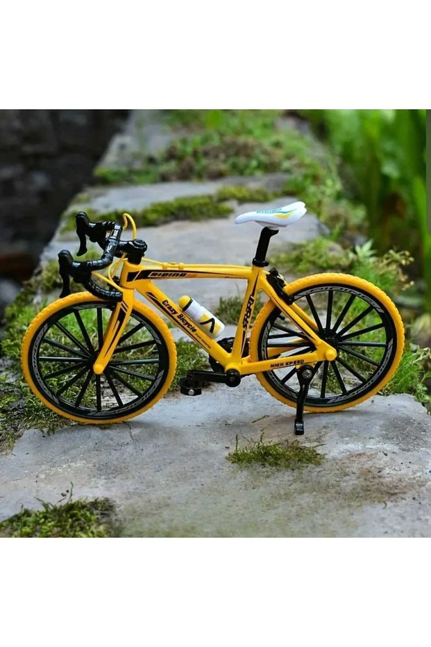 Mini Alloy Miniature Racing Bike Diecast Model Metal Figure Race Bicycle 1:10