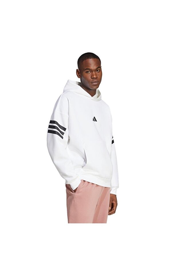 Erkek Beyaz Hoody M Fı 3s Hd Jd4859 - 3