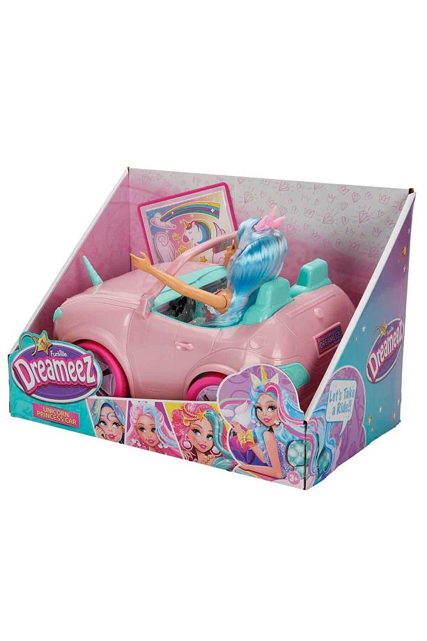 Dreameez Unicorn Pembe Araba ve Prenses Bebek - 5