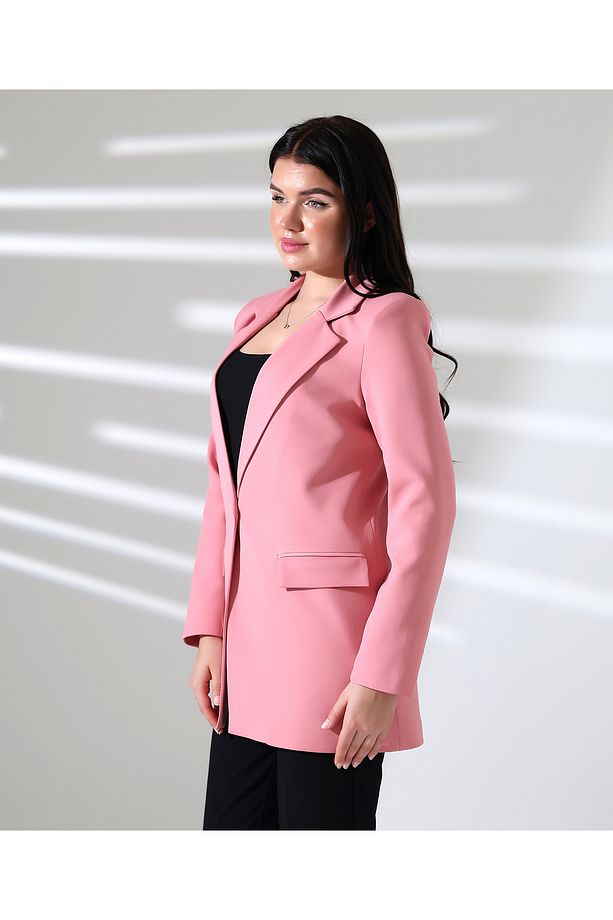 KOPYA - Tek Düğmeli Blazer Model Ceket - 7