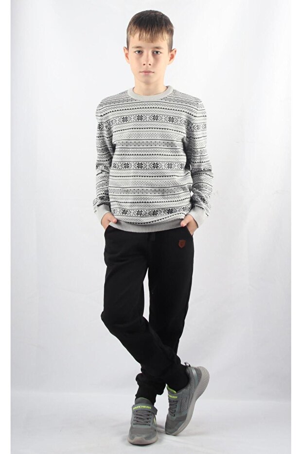 CYCLING COLLAR CHILDREN'S KNITWEAR SWEATER (C23-7103)
