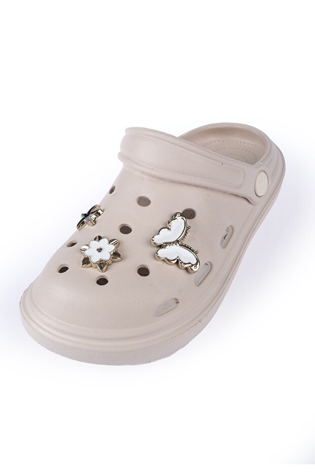 Stoned Emoji Girl's Slippers Cross 11016
