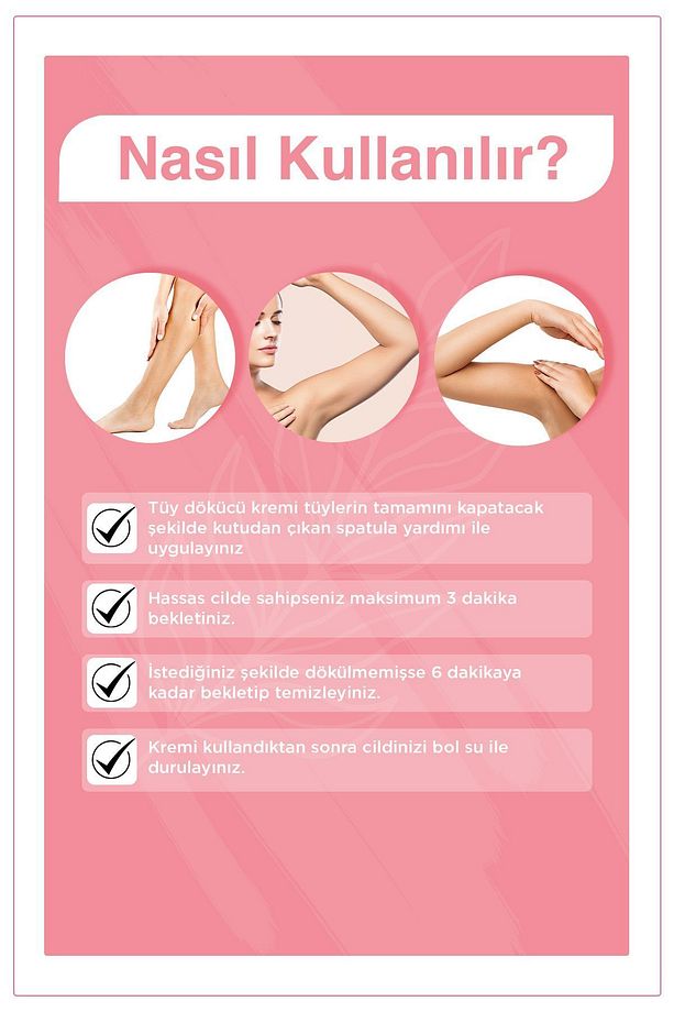 Normal Ciltler Için Tüy Dökücü Krem 100 ml - 4