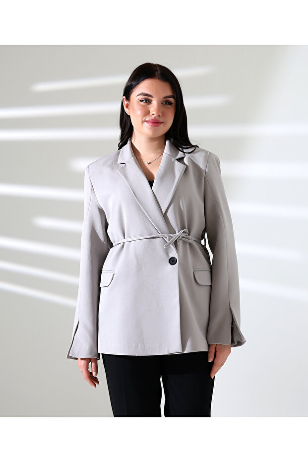 سترة بحزام بزر واحد للموسم الجديد - 5