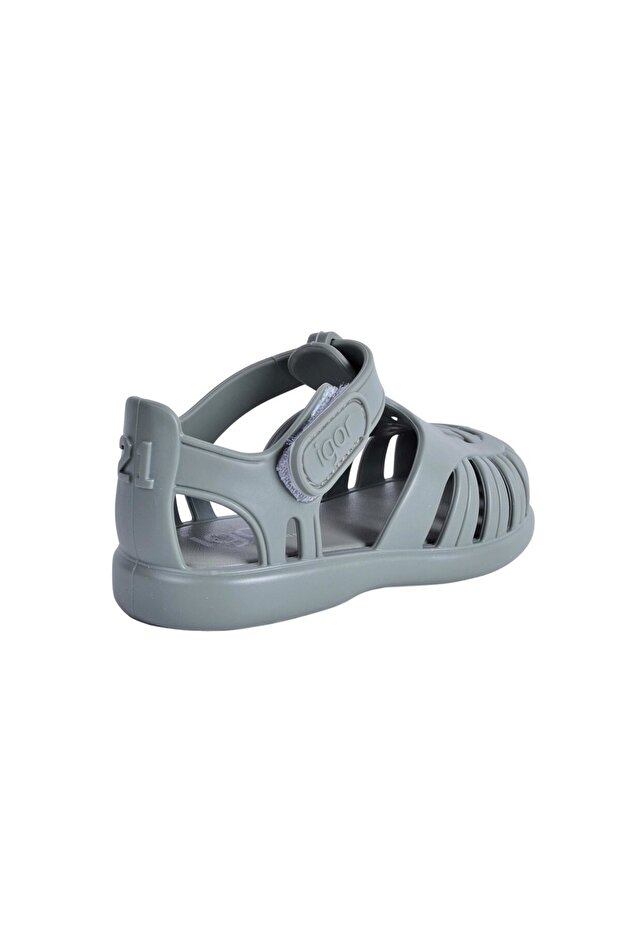 S10271 Tobby Solid Children's Sandals - 3