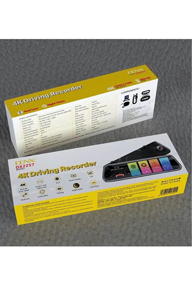 4K Dash Cam with 10-Inch Touch Screen, Advanced Night Vision - 6