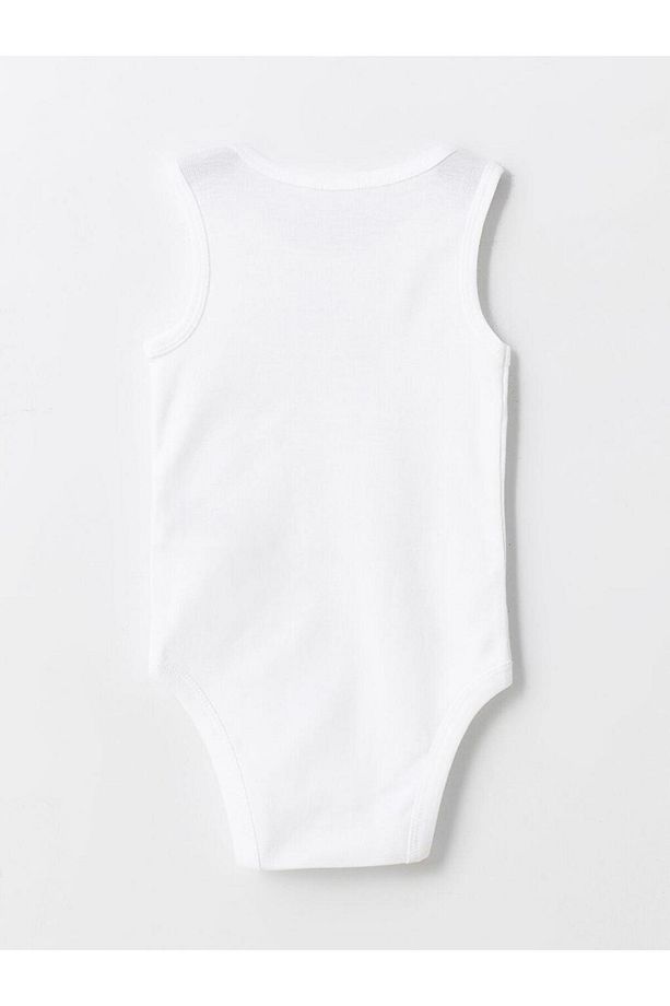 Bisiklet Yaka Basic Erkek Bebek Çıtçıtlı Body 2'li (S4) - 4
