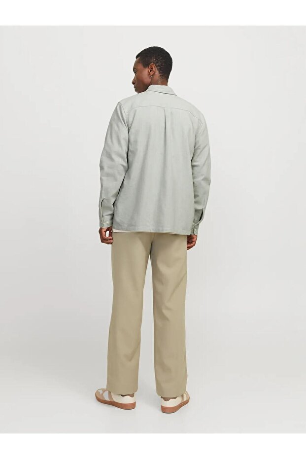 JPRCCRAYMOND SPRING SOLID OVERSHIRT SN أكوا جراي - 3
