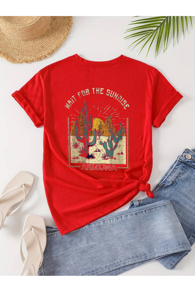 Unisex Arizona Printed Oversize T-shirt