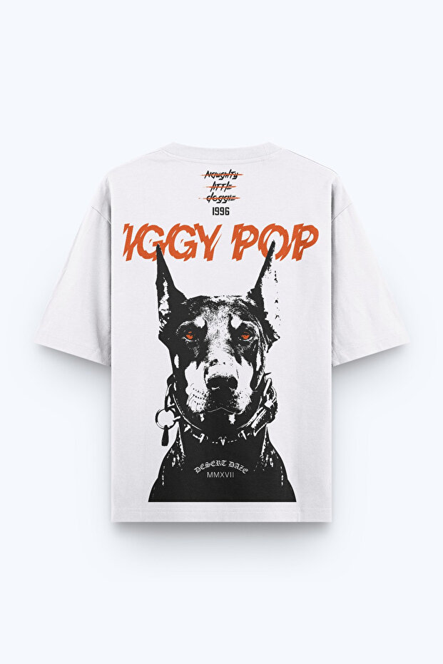 تي شيرت مطبوع كبير الحجم - 1