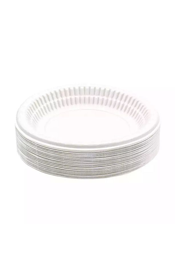 Plastik Tabak Büyük 190 mm Eko 100 Adet - 2