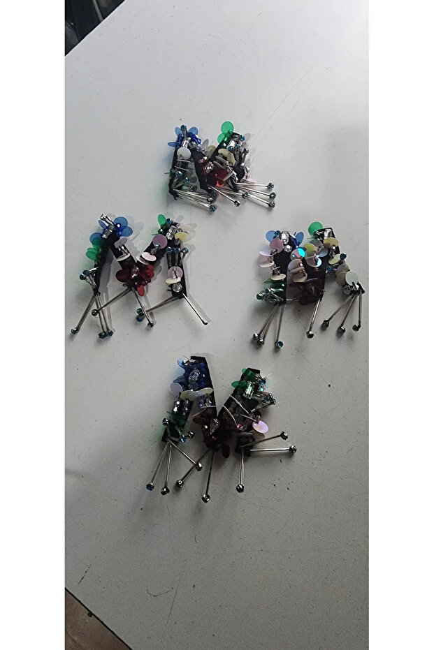 4 Pieces Letter m Width 6 cm Length 6 cm Felted Embroidered Crest Patch