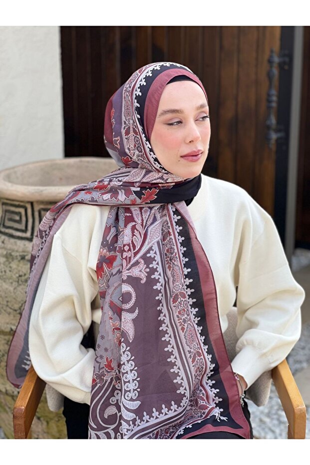 Meknes Pattern Lina Shawl - 1