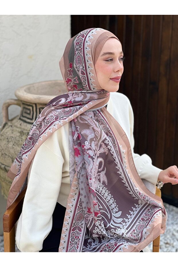 شال لينا بنمط مكناس - 1