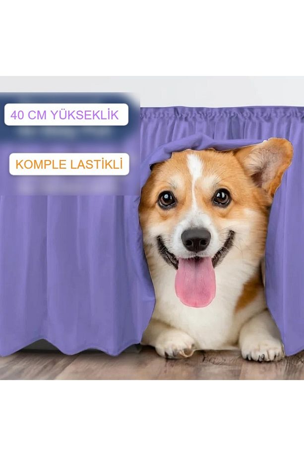 baza fırfır baza eteği çift kişilik tek kişilik yatak lastikli fırfır komple yatak - 2