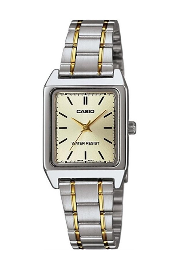 Silver Yellow Color Women's Wristwatch