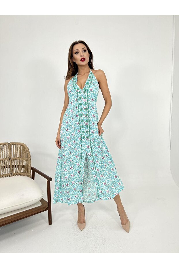 MUNN 6855 ELBİSE-MİNT - 2