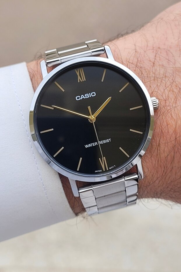 Çelik Kasa Çelik Kordon Erkek Kol Saati - 3