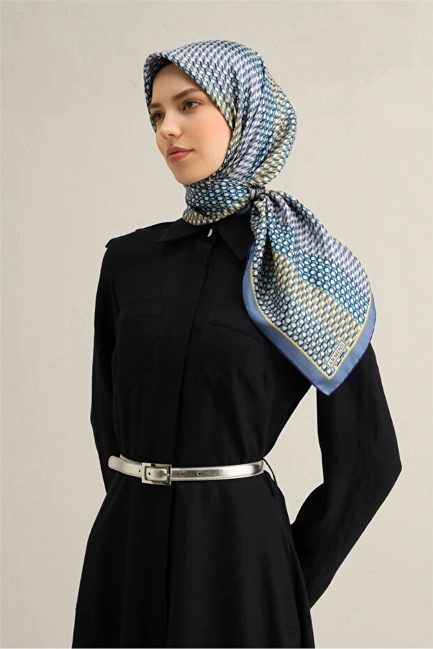 81 Twill İpek Eşarp 9319D - 3
