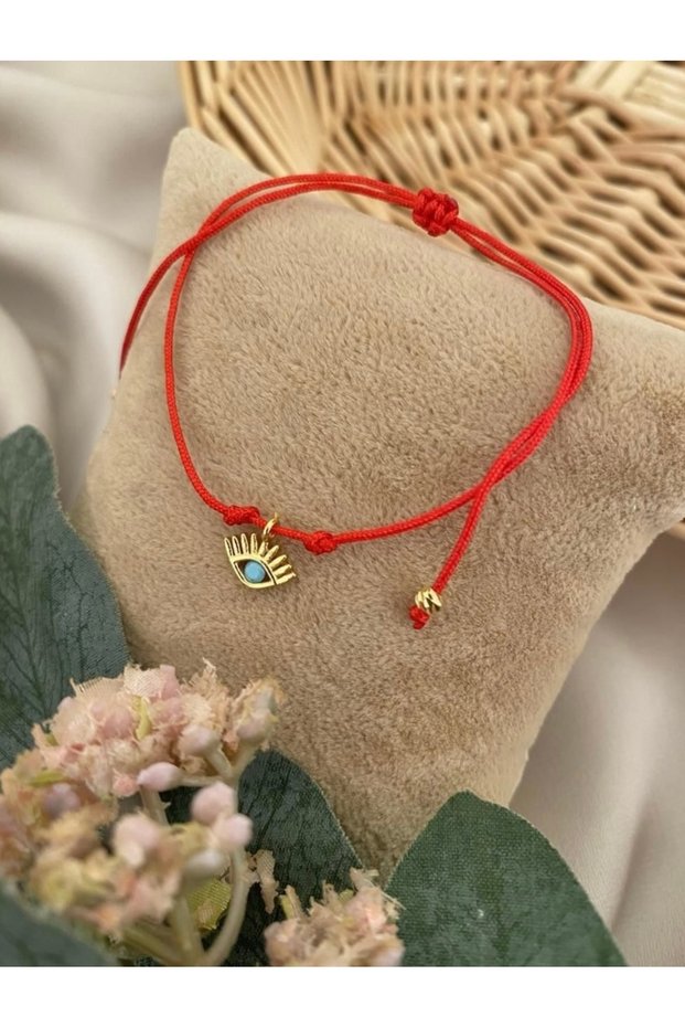 Asia by Leuvoie Red Rope Eye Bracelet