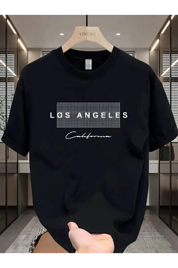 Unisex Large Size Printed Oversize 100% Cotton T-Shirt