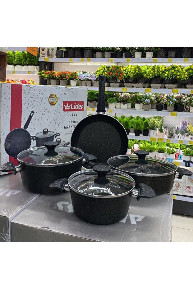 HİRA 7 PARÇA GRANİT SET - 1