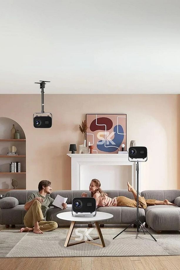 Harvox Apollon A1 | Dev Ekran 4K Ultra HD, Android 11, WiFi & Bluetooth, Taşınabilir Ev Sineması - 8