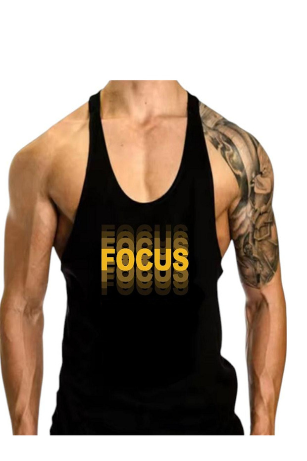 Men's Sports Tank Top Cotton Fabric Fitness & Gym Training