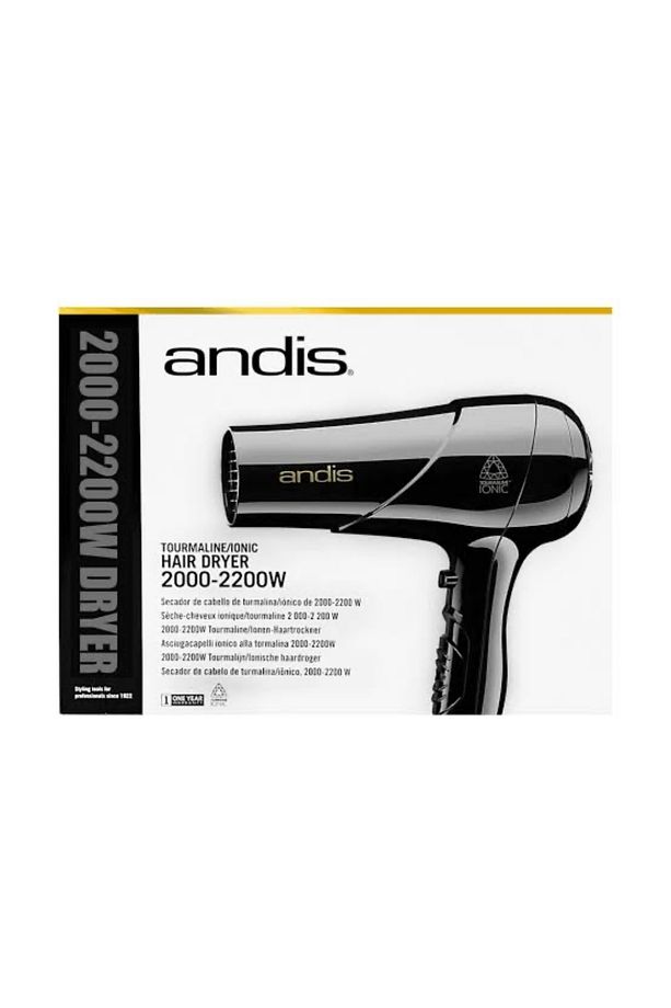 Pro Tourmaline Ionic Black Saç Kurutma (Fön) Makinesi (2000-2200W) - 2