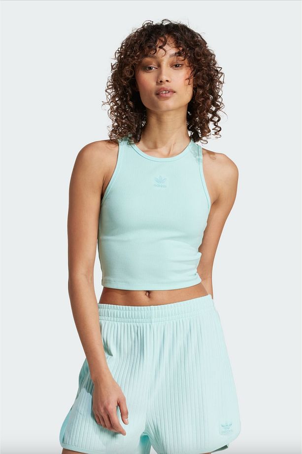 Essentials Ribbed Tank Top - 1