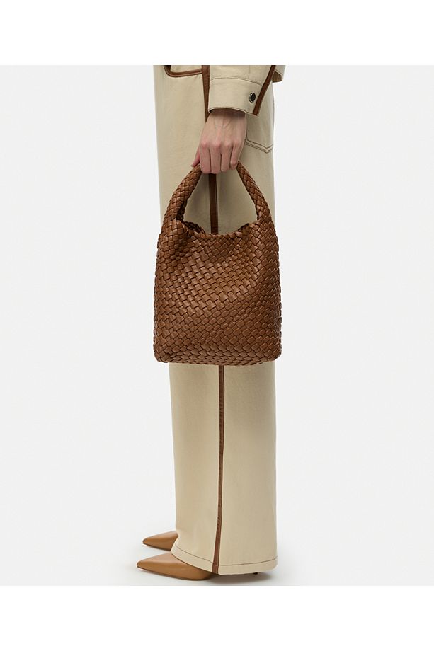 Lattice slouchy small çanta - 2