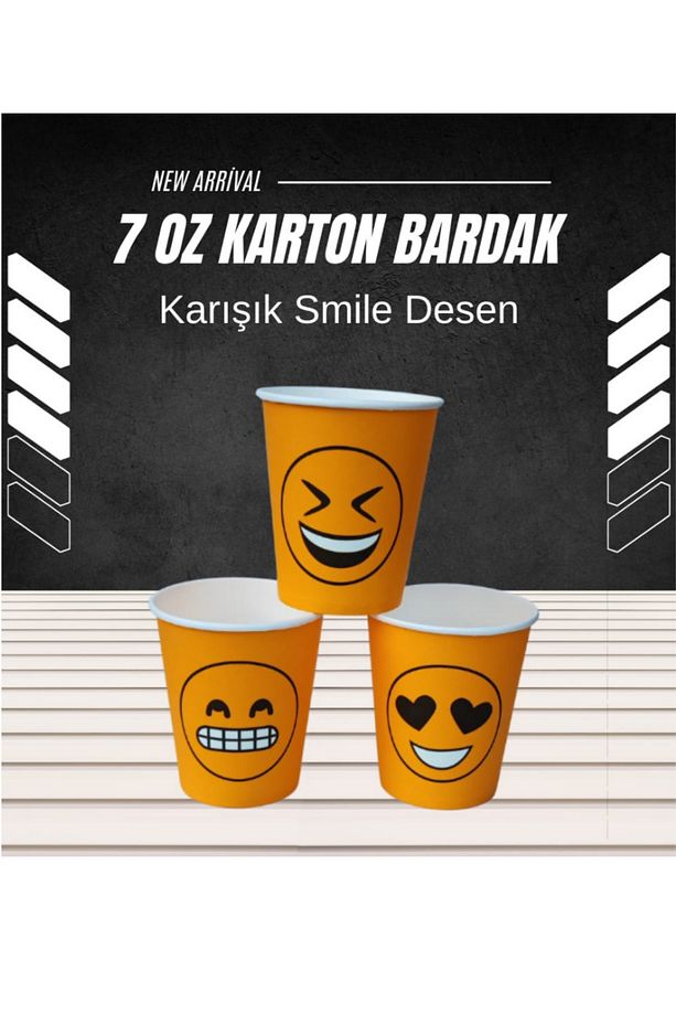 7 Oz Karton Bardak 100 Adet - 1