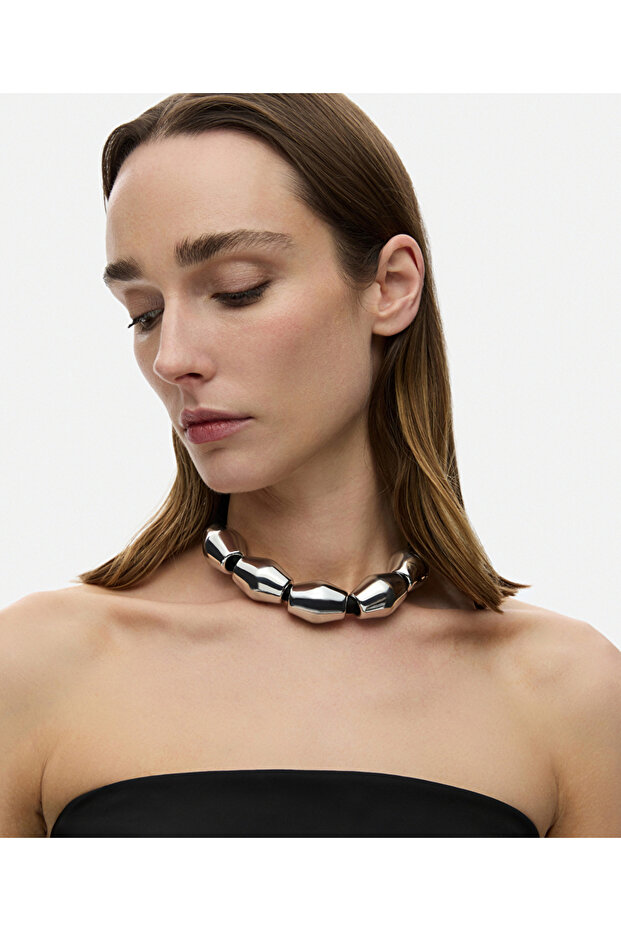 Metal parçalı kolye - 2