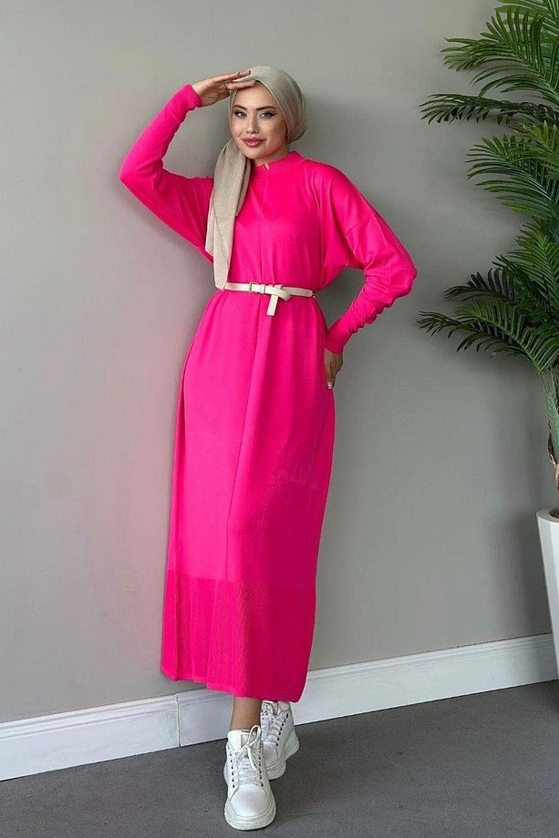 Merserize Melek Elbise Pembe - 1