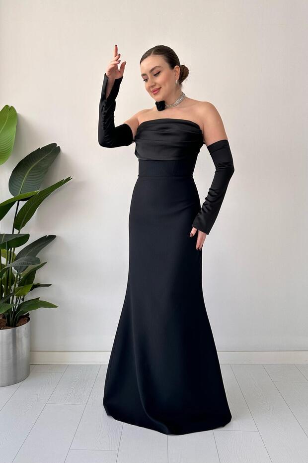 فستان سهرة علياء اسود