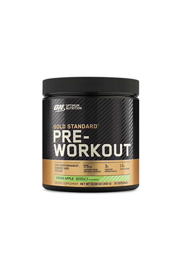 Gold Standard Pre-Workout, Green Apple, 300 Gm