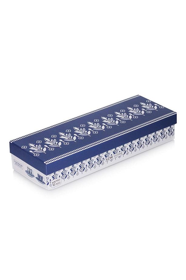 LCW HOME Çiçek Baskılı 6 Kişilik Porselen Kahve Fincan Takımı 90 Ml - 4