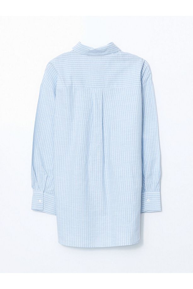 LCW Modest Çiçekli Oversize Kadın Gömlek Tunik - 6