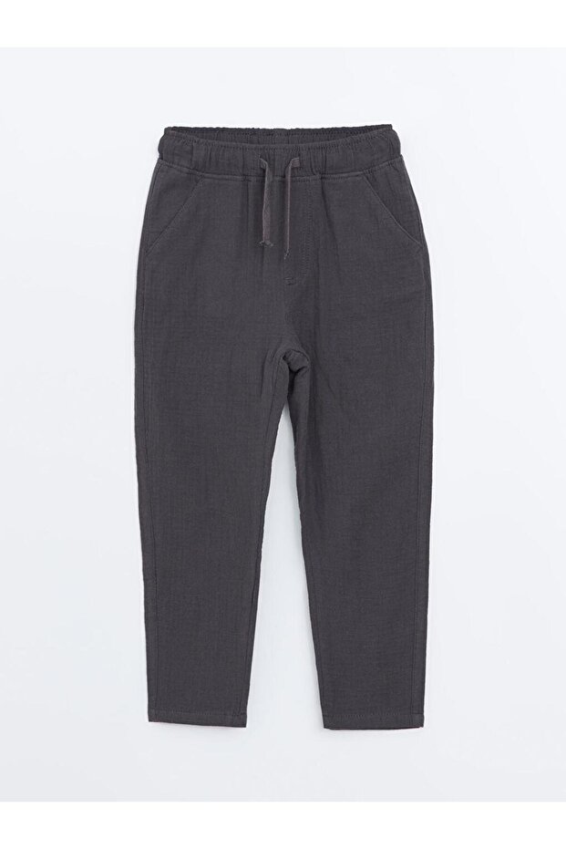 LCW Kids  Standart Kalıp Bağcıklı Erkek Çocuk Pantolon - 1