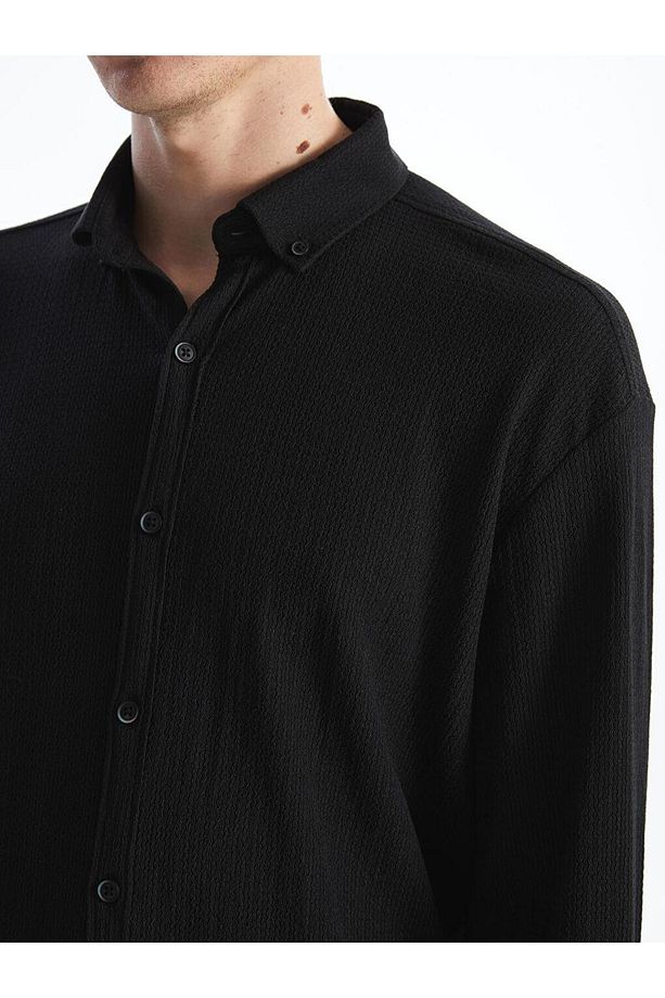 LCW Vision  Regular Fit Uzun Kollu Erkek Gömlek - 3