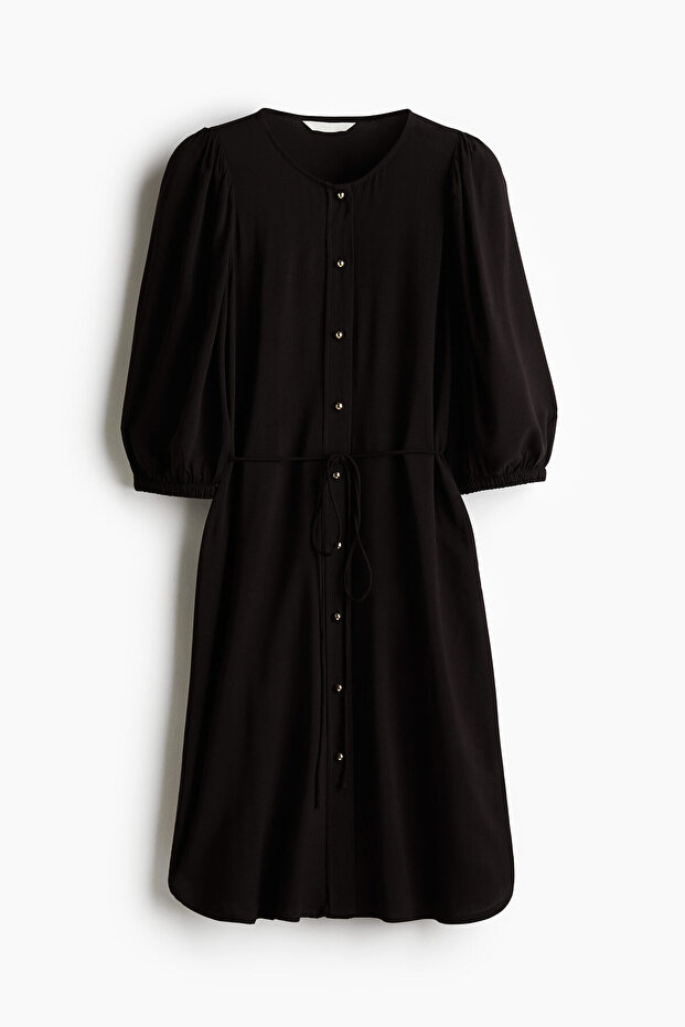 Kabarık Kollu Elbise - 3