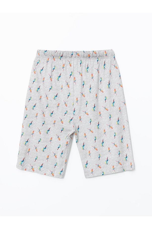 Standart Kalıp Erkek Şortlu Pijama Takımı - 5