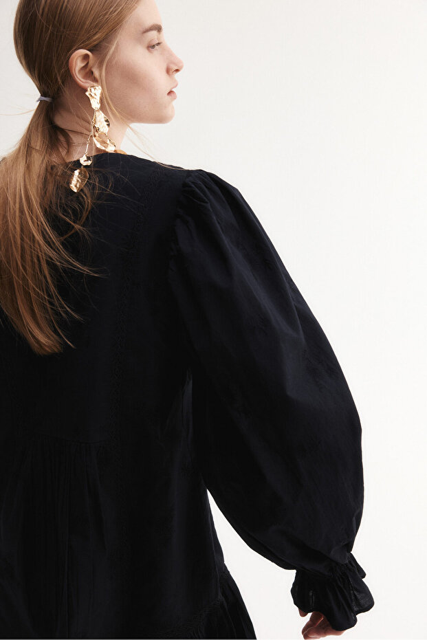 Pamuklu Tunik Elbise - 5