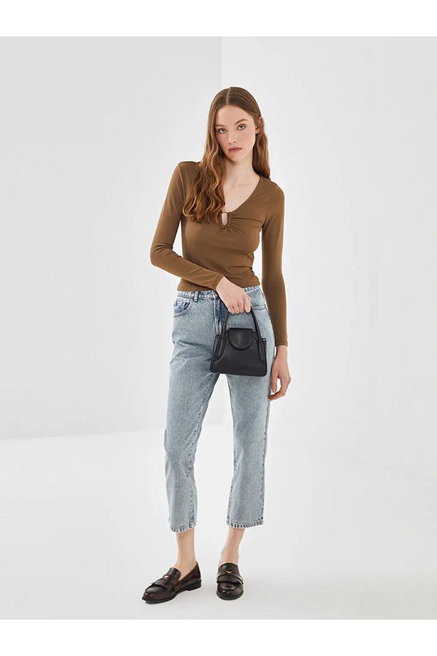 LCW ACCESSORIES Siyah Çıkarılabilir Askılı Kadın Omuz Çantası - 2