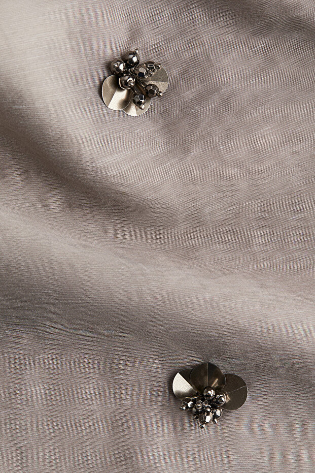 İşlemeli İnce Etek - 2