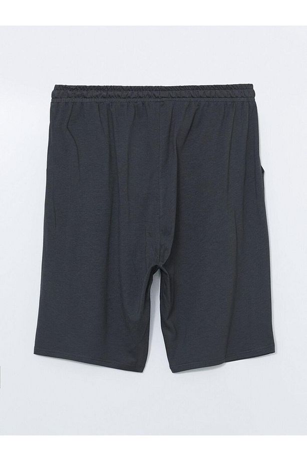 Standart Kalıp Erkek Pijama Alt Şort - 2