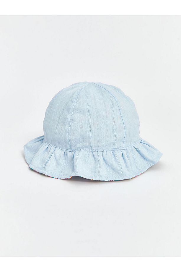 LCW baby Çiçek Baskılı Kız Bebek Bucket Şapka - 3
